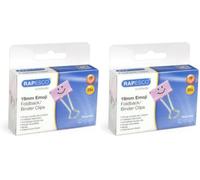 Rapesco 1349 Pinzas Clips Divertidos 19 mm, Brazos Plegables, Caja de 20 (Paquete de 2)