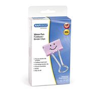 Rapesco 1352 Pinzas Clips Divertidos 32 mm, Brazos Plegables,Caja de 20