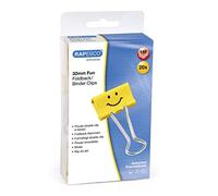 Rapesco 1354 Pinzas Clips Divertidos 32 mm, Brazos Plegables, Caja de 20