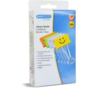 Rapesco Pinzas clips 1428 19 mm brazos plegables Caja de 80