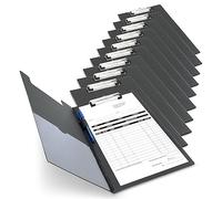 Rapesco 1520A Confección Business: 10 Carpeta Portapapeles con Pinza y Tapa, A4+, Negro