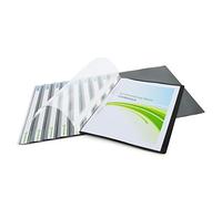 Rapesco 1592 ECO Carpeta Dossier, A4, Negro, Paquete de 10