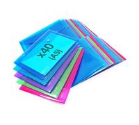 Rapesco Carpeta sobre portafolios 1680 ECO A5 con broche material reciclado colores surtidos