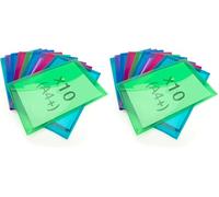 Rapesco 1825 ECO Carpeta Sobre Portafolios con Broche, A4+, 10 Unidades (Paquete de 2)
