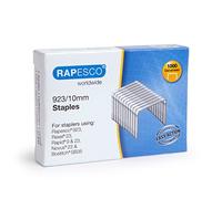Rapesco - Juego de 10 cajas de 1000 grapas galvanizadas 923/10 mm (tipo 23)