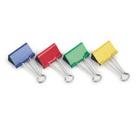 Rapesco - Pinza abatible (41 mm, 100 unidades), varios colores