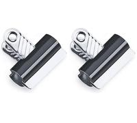 Rapesco RCB060B1 Pinzas Clips 60 mm, Negro, Caja de 10 (Paquete de 2)