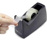 Rapesco rptd30bk dispensador de cinta adhesiva 300, sin rollo, negro