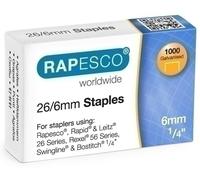 Rapesco s11661z3 paquete de grapas 1000 grapas
