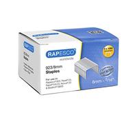 Rapesco S92308Z3 Grapas Galvanizadas Profesionales 923/8 mm, 4000 Grapas