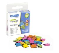 Rapesco Supaclip 40 Clips de recambio de colores surtidos | 50 unidades