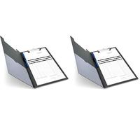 Rapesco VFDCB0B3 Carpeta Portapapeles con Tapa, A4+, Negro (Paquete de 2)
