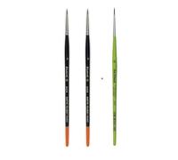 Raphael Series 8404 - Pincel rojo,kolinsky rojo arena - Pincel tamaño 0 - Set 2 unidades