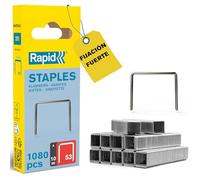 Rapid Grapas N.53/14 – Paquete 1080, acero galvanizado, 14 mm, hilo fino para tejido