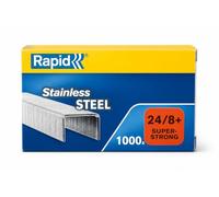 RAPID 24858300 - Caja 1000 grapas 24/8 mm Super Strong acero inoxidable