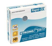 Rapid Grapas Strong 23/17 galvanizadas – caja 1000 – 110 a 140 hojas