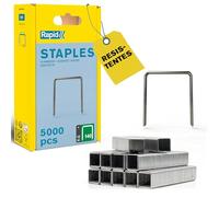 Rapid 5000 Grapas Planas n.140/12 Acero Galvanizado, para Cartón y Plástico