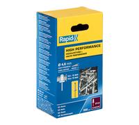Rapid caja de 300 remaches de aluminio Ø4.8 x 12 mm adecuados para fi