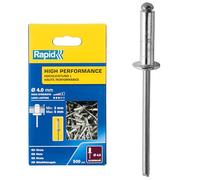 Rapid Caja de remaches Ø4 x 8 mm - aluminio - 500 unidades (5001432)
