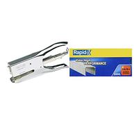 Rapid Classic Grapadora de tenaza + Esselte 24860100 Caja 5000 grapas 24/8+ mm Super Strong galvanizada