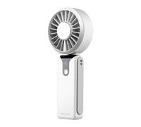 Rapid Cooling Turbo Handheld Fan 19,9 x 4,4 x 2,4 cm 243 g | 10 Speed Ice Mode With LED Display | Plegable cuello USB recargable para viajes Office