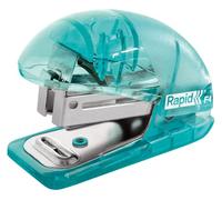 Rapid Esselte Grapadora Pequeña, Carga Superior, Hasta 10 Hojas, Quita Grapas Integrado, Pequeña, Hogar, Escuela y Oficina, Grapas Incluidas, Gama Colour'Breeze, Azul, 5001327