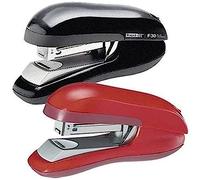Rapid F30 Fashion 23722200 - Grapadora de media tira, capacidad para 30 hojas, grapadora plana, diseño ergonómico, color negro