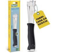 Rapid Graffatrice a Martello R11 per Graffe n.140 per per Fissarre Tessuti | Per Fissare Tappetini in Gomma Piuma e Feltro al Legno, Contiene fino a 170 Graffe n. 140