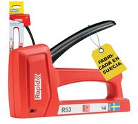 Rapid Grapadora para tapicería y madera R53 – Mango ergonómico, mecanismo de acero