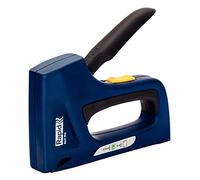 Rapid Grapadora Dual Profesional ALU740 para Grapas No. 140 y Clavos No. 8, Grapadora Manual con Regulador de Esfuerzo de 2 Posiciones, Mango Ergonómico y Mecanismo Interno Metálico (25072310)