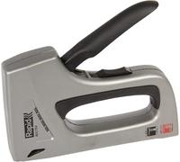 Rapid Grapadora Dual Profesional ALU753 para Grapas No. 53 y Clavos No. 8, Grapadora Manual con Regulador de Esfuerzo de 2 Posiciones, Mango Ergonómico y Mecanismo Interno Metálico (25120800)