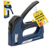 Rapid Grapadora Dual Profesional ALU953 para Grapas No. 53 y Clavos No. 8, Grapadora Manual con 3 Posiciones Ajustables, Tecnología Powercurve y Gatillo Ergonómico (5001678)