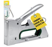 Rapid Grapadora Profesional Manual R14 PRO para Grapas No. 140, Práctica Grapadora con Empuñadura Ergonómica, 100% Acero, Sencillo Sistema de Carga, Fabricada en Suecia (5001670)