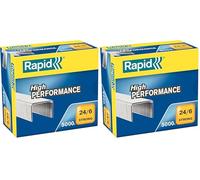 Rapid - Grapas, 5000 unidades 24/6 mm (Paquete de 2)
