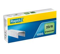 Rapid grapas estándar 23/6 galvanizadas -caja de 1000-