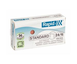 Rapid Grapas estándar cobreadas (24/6) - 1000 unidades