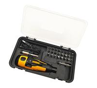 Rapid - Juego de controladores eléctricos recargables de bajo ruido de 240 rpm, batería de 800 mAh, carga USB para reparación del hogar, carcasa de acero permanente, juego de controladores móviles de