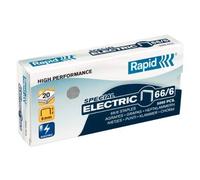 Rapid Grapas eléctricas 66/6, fuertes galvanizadas, 5000 unidades