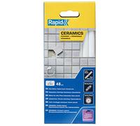 Rapid Barras de cola para cerámica y azulejos 12x190 mm Blanco Pack 48 Sin disolventes Pegado rápido