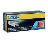 Rapid Grapas N.53/14 - Acero galvanizado, hilo fino, 14 mm para tejido y decoraciones - Paquete 5000
