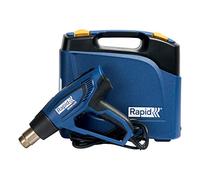 Rapid Pistola de Aire Caliente R2200-LCD, Potencia 2200 W, Temperatura 50-650°C, Flujo de Aire 250-500 l/min, para Eliminar Pintura, Barniz y Adhesivos, Termorretracción,con Maletín