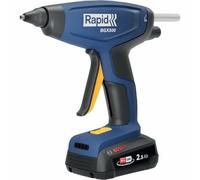 Rapid Pistola de pegamento BGX500 de 18 V con maletín, batería de 2,5 Ah y cargador