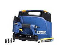 Rapid PRO PB131 18Ga Clavadora Neumática para Clavos No. 8, Con Mango Ergonómico y Carga Rápida, Profundidad Ajustable, Incluye Maletín de Transporte y 300 Clavos (5000054)