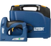 Rapid Tools 5000131, grapadora eléctrica Rapid ESN114, color azul, en estuche