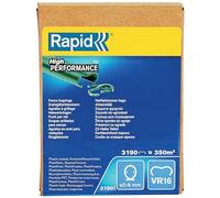 Rapid VR16 Grapas Galvanizadas para Cercas y Vallas reforzadas con PET Verde, Aptas para Vallados de 2-8mm, Ideal para Jaulas y Cercados, 3190 Unidades, Caja (40108809)