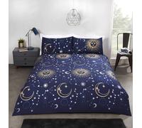 Rapport Celestial - Juego de Funda nórdica y Funda de Almohada para Cama Individual, Color Azul Marino