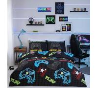 Rapport Home Gamer - Juego de Funda de edredón de Microfibra para Cama Individual