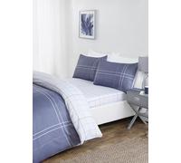 Rapport Home Hudson - Juego de Ropa de Cama matrimonial de Microfibra, Funda de edredón Reversible y sábana Bajera Ajustable con Fundas de Almohada a Juego