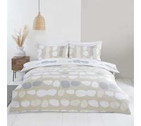 Rapport Home Truro Mircrofibre - Juego de Funda nórdica Reversible para Cama Doble, Color Crema