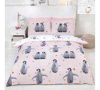 Rapport Starry Penguins Juego Nórdico Reversible Niños Rosa 200x200